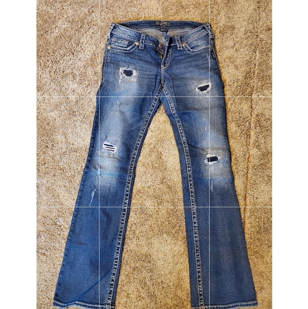 Silver jeans